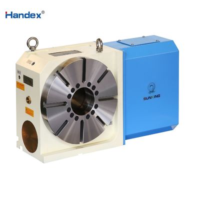 Horizontale kantelende draaitafel Hoog nauwkeurigheid Kms200 Index Cnc Voor freesprojecten